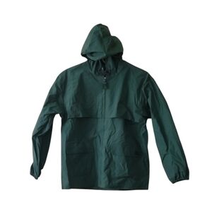 HEAD Forest Green Outdoor Rainproof Utility Hooded Jacket Size Large
